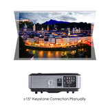 Theater-live T700 | 4000 Lumens 1080P Full HD Projector with HDMI/USB/VGA/AV Ports