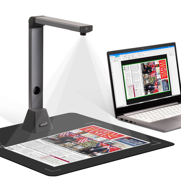 MegaScan Pro X3 OCR A3 Multi Page PDF Document Camera Scanner